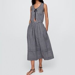GAP x Doen Gingham Skirt